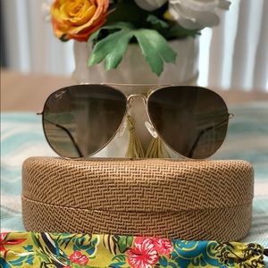 Maui Jim Mavericks aviator in gold/bronze